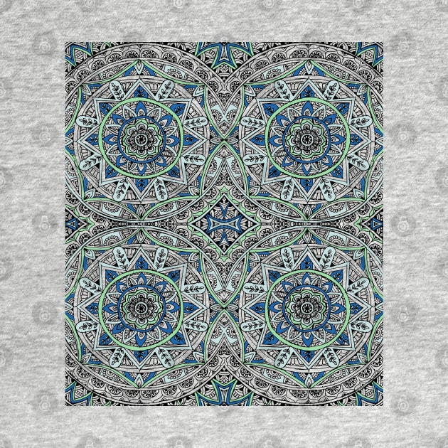 Pattern : Mandala and Cross by swarna artz